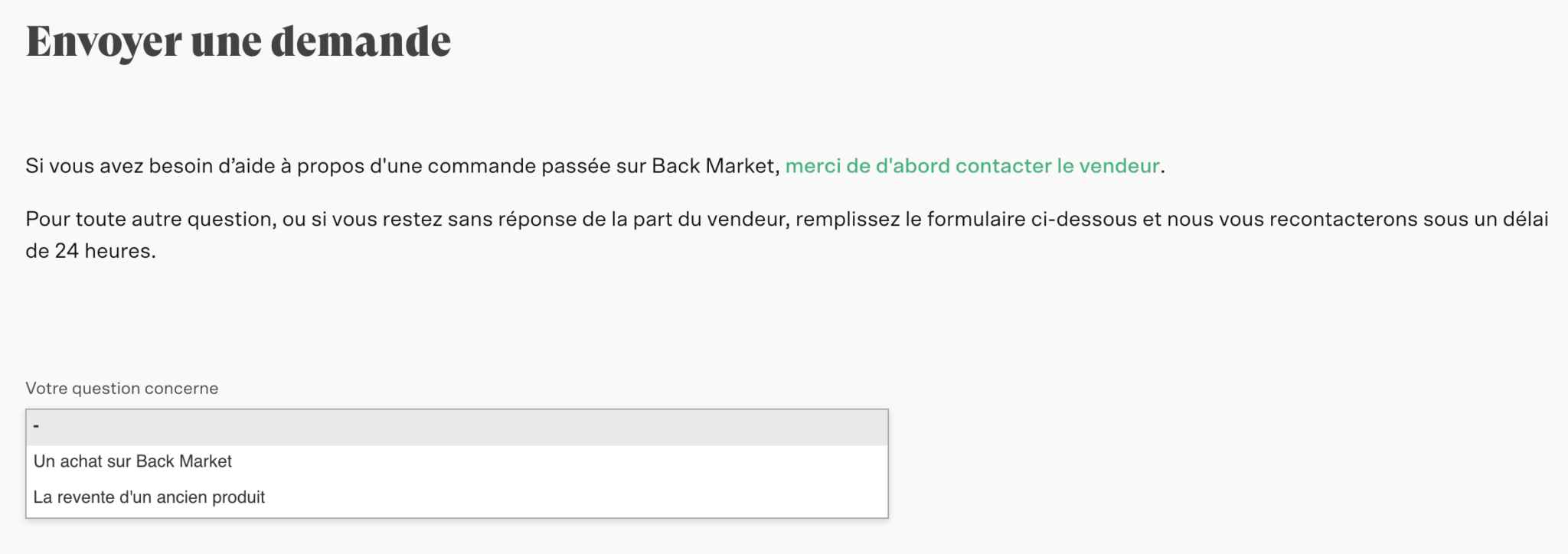 Back Market Suivi Commande I Contact Service après vente et livraison Suivi de colis
